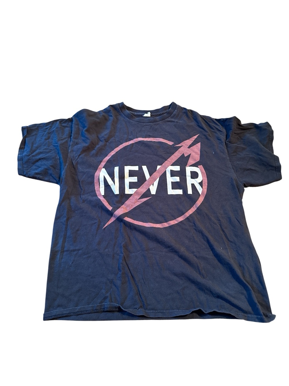 Metallica 00s  'NEVER' Graphic Tee